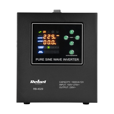 Zasilacz awaryjny do pieca CO gazowego komputera 500VA / 300W + AKUMULATOR 100Ah Volt Polska Czysty sinus