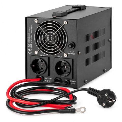 Zasilacz awaryjny do pieca CO gazowego komputera 500VA / 300W + AKUMULATOR 100Ah Volt Polska Czysty sinus