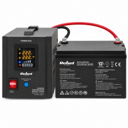 Zasilacz awaryjny do pieca CO gazowego komputera 500VA / 300W + AKUMULATOR 100Ah Volt Polska Czysty sinus