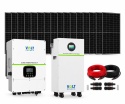 Zestaw fotowoltaiczny 8,08 kWp z magazynem energii 16,08 kWh i inwerterem hybrydowym 8 kW 3F