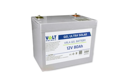 AKUMULATOR GEL VPRO PREMIUM 12V 80 Ah ŻELOWY VRLA BEZOBSŁUGOWY