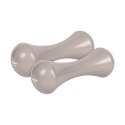 Hantelki żeliwne winylowe 2x4kg, REBEL ACTIVE