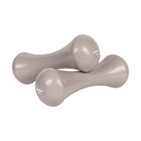 Hantelki żeliwne winylowe 2x4kg, REBEL ACTIVE