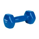 Hantelki żeliwne winylowe HEX 2x1.5kg, REBEL ACTIVE