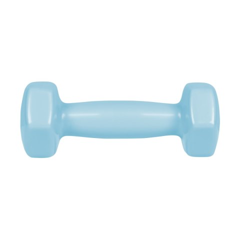 Hantelki żeliwne winylowe HEX 2x1kg, REBEL ACTIVE