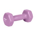 Hantelki żeliwne winylowe HEX 2x2kg, REBEL ACTIVE