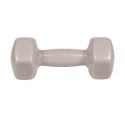 Hantelki żeliwne winylowe HEX 2x4kg, REBEL ACTIVE