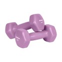 Hantelki żeliwne winylowe HEX zestaw 30kg (2x1kg+2x2kg+2x3kg+2x4kg+2x5kg), REBEL ACTIVE