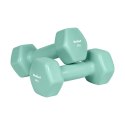 Hantelki żeliwne winylowe HEX zestaw 30kg (2x1kg+2x2kg+2x3kg+2x4kg+2x5kg), REBEL ACTIVE