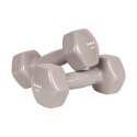 Hantelki żeliwne winylowe HEX zestaw 30kg (2x1kg+2x2kg+2x3kg+2x4kg+2x5kg), REBEL ACTIVE