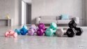 Hantelki żeliwne winylowe HEX zestaw 30kg (2x1kg+2x2kg+2x3kg+2x4kg+2x5kg), REBEL ACTIVE