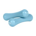 Hantelki żeliwne winylowe zestaw 21kg (2x0.5kg+2x1kg+2x2kg+2x3kg+2x4kg), REBEL ACTIVE