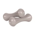 Hantelki żeliwne winylowe zestaw 21kg (2x0.5kg+2x1kg+2x2kg+2x3kg+2x4kg), REBEL ACTIVE