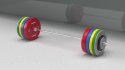 Obciążenie olimpijskie gumowane BUMPER PREMIUM, seria BEAST, 20kg, otwór 51 mm, REBEL ACTIVE