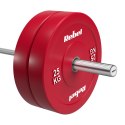 Obciążenie olimpijskie gumowane BUMPER PREMIUM, seria BEAST, 25kg, otwór 51 mm, REBEL ACTIVE