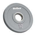 Obciążenie olimpijskie gumowane BUMPER PREMIUM, seria BEAST, zestaw 2x1.25kg, otwór 51 mm, REBEL ACTIVE