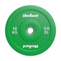 Obciążenie olimpijskie gumowane BUMPER PREMIUM, seria BEAST, zestaw 2x10kg, otwór 51 mm, REBEL ACTIVE