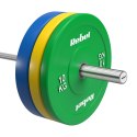 Obciążenie olimpijskie gumowane BUMPER PREMIUM, seria BEAST, zestaw 2x10kg, otwór 51 mm, REBEL ACTIVE
