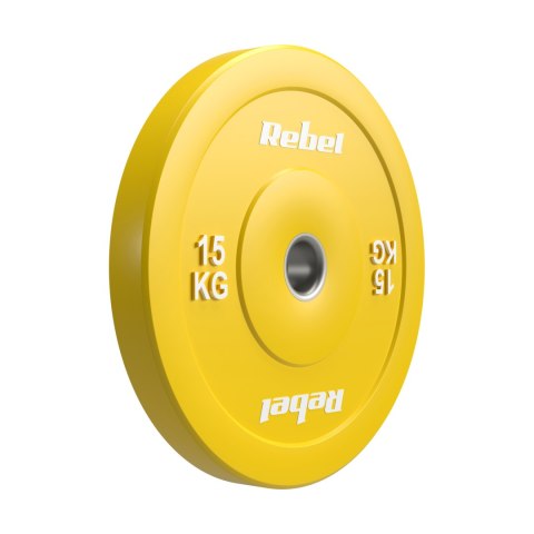 Obciążenie olimpijskie gumowane BUMPER PREMIUM, seria BEAST, zestaw 2x15kg, otwór 51 mm, REBEL ACTIVE