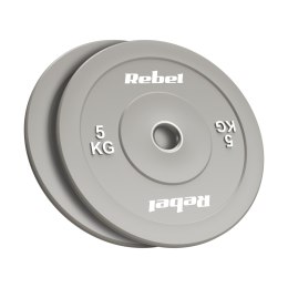 Obciążenie olimpijskie gumowane BUMPER, seria BEAST, zestaw 2x5kg, otwór 51 mm, REBEL ACTIVE