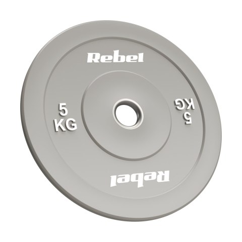 Obciążenie olimpijskie gumowane BUMPER PREMIUM, seria BEAST, zestaw 2x5kg, otwór 51 mm, REBEL ACTIVE