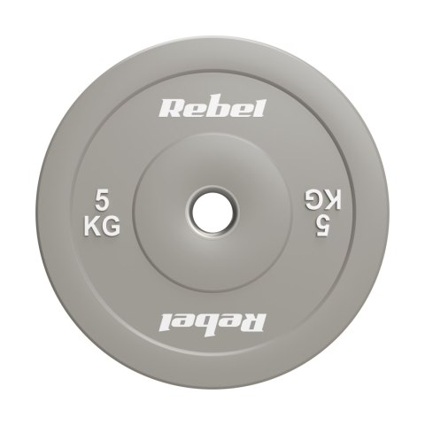 Obciążenie olimpijskie gumowane BUMPER PREMIUM, seria BEAST, zestaw 2x5kg, otwór 51 mm, REBEL ACTIVE