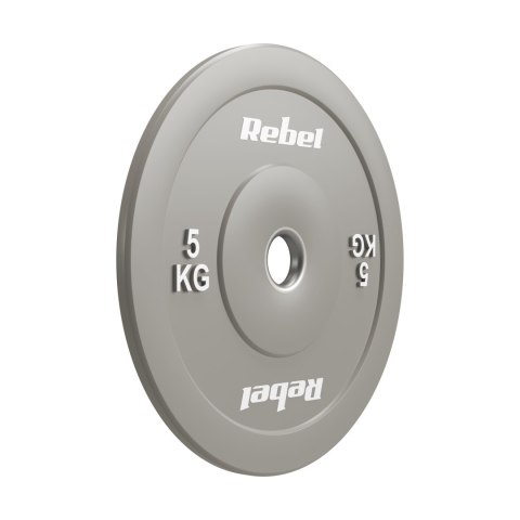 Obciążenie olimpijskie gumowane BUMPER PREMIUM, seria BEAST, zestaw 2x5kg, otwór 51 mm, REBEL ACTIVE