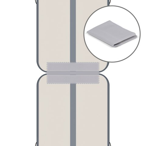 Ścieżka gimnastyczna, akrobatyczna Airtrack REBEL 300x100x10 - grey