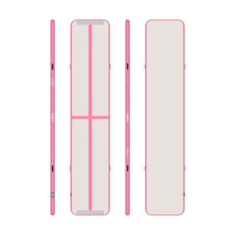 Ścieżka gimnastyczna, akrobatyczna Airtrack REBEL 500x100x10 - pink