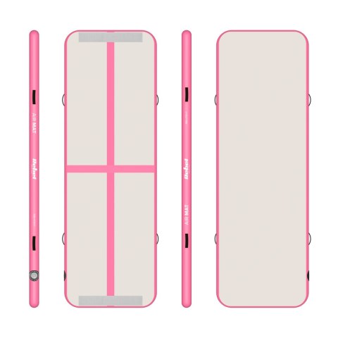 Ścieżka gimnastyczna, akrobatyczna Airtrack REBEL 300x100x10 - pink