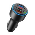 Transmiter samochodowy FM z funkcją BT (2x USB + USB-C)