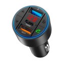 Transmiter samochodowy FM z funkcją BT (2x USB + USB-C)