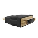 Qoltec Adapter HDMI A męska | DVI (24+1) żeńska Qoltec Adapter HDMI A męska | DVI (24+1) żeńska