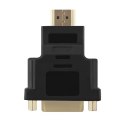 Qoltec Adapter HDMI A męska | DVI (24+1) żeńska Qoltec Adapter HDMI A męska | DVI (24+1) żeńska