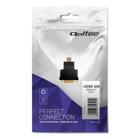 Qoltec Adapter HDMI A męska | DVI (24+1) żeńska Qoltec Adapter HDMI A męska | DVI (24+1) żeńska