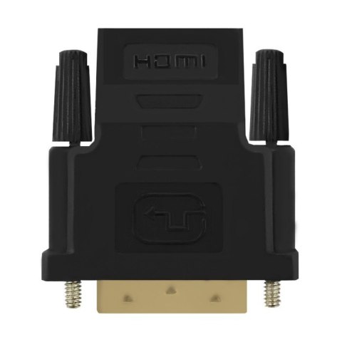 Qoltec Adapter HDMI A żeńska | DVI (24+1) męska Qoltec Adapter HDMI A żeńska | DVI (24+1) męska