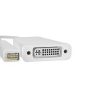Qoltec Adapter Mini DVI męska | DVI (24+5) żeńska |0.17m Qoltec Adapter Mini DVI męska | DVI (24+5) żeńska |0.17m