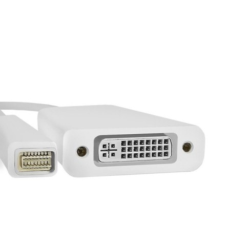 Qoltec Adapter Mini DVI męska | DVI (24+5) żeńska |0.17m Qoltec Adapter Mini DVI męska | DVI (24+5) żeńska |0.17m