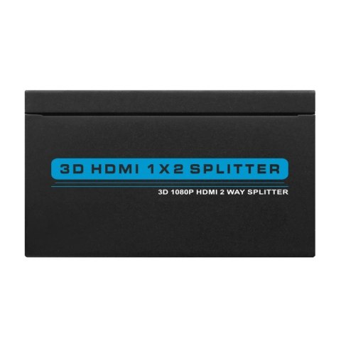 Qoltec Aktywny rozdzielacz Splitter HDMI 1x2 v.1.3b Qoltec Aktywny rozdzielacz Splitter HDMI 1x2 v.1.3b