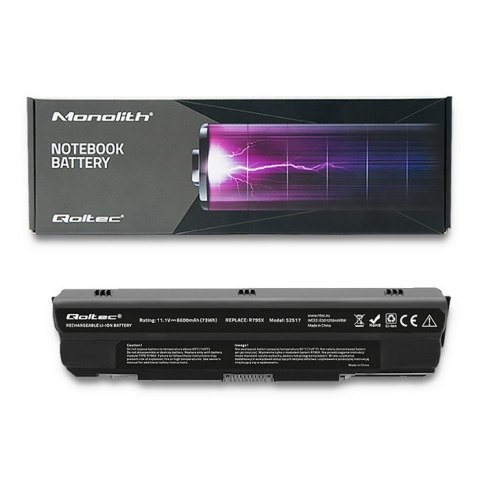 Qoltec Bateria do Dell XPS 17 | L501x | 6600mAh | 10.8-11.1V Qoltec Bateria do Dell XPS 17 | L501x | 6600mAh | 10.8-11.1V