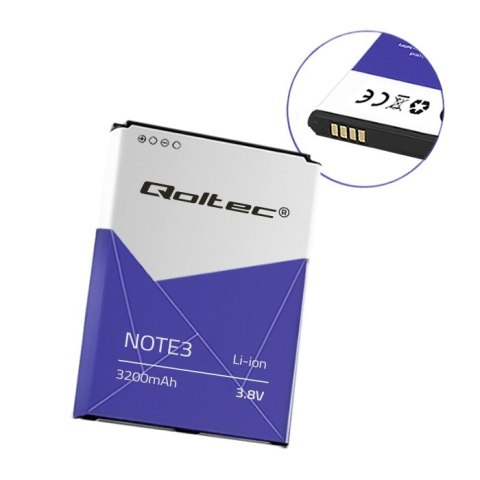 Qoltec Bateria do Samsung Galaxy Note 3 | N9000 | 3200mAh Qoltec Bateria do Samsung Galaxy Note 3 | N9000 | 3200mAh