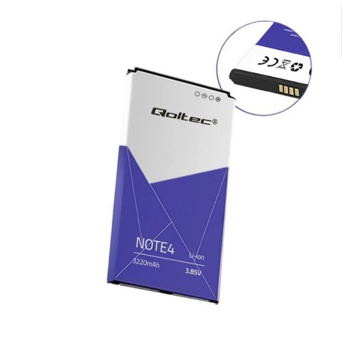 Qoltec Bateria do Samsung Galaxy Note 4 | 3220mAh Qoltec Bateria do Samsung Galaxy Note 4 | 3220mAh