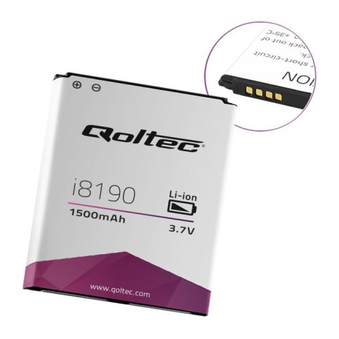 Qoltec Bateria do Samsung Galaxy S3 mini | i8190 | 1500mAh Qoltec Bateria do Samsung Galaxy S3 mini | i8190 | 1500mAh