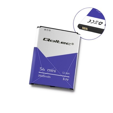 Qoltec Bateria do Samsung Galaxy S4 mini | 2600mAh Qoltec Bateria do Samsung Galaxy S4 mini | 2600mAh