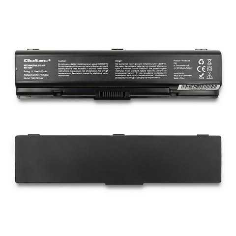 Qoltec Bateria do Toshiba PA3534U | 5200mAh | 10.8-11.1V Qoltec Bateria do Toshiba PA3534U | 5200mAh | 10.8-11.1V