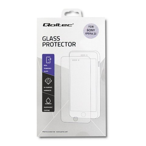 Qoltec Hartowane szkło ochronne PREMIUM do Sony Xperia Z3 Qoltec Hartowane szkło ochronne PREMIUM do Sony Xperia Z3