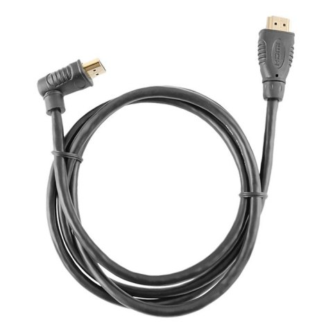 Qoltec Kabel HDMI High Speed With Eth. A męski | A męski (90st.) | 1.3m Qoltec Kabel HDMI High Speed With Eth. A męski | A męski (90st.) | 1.3m