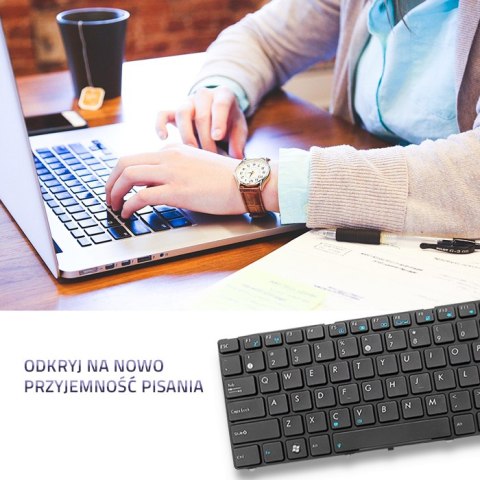 Qoltec Klawiatura do Asus K52 | K52J | K52JK | K52JR | K52f Qoltec Klawiatura do Asus K52 | K52J | K52JK | K52JR | K52f