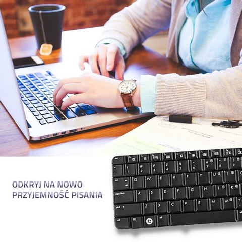 Qoltec Klawiatura do HP DV2000 | V3000 | czarny Qoltec Klawiatura do HP DV2000 | V3000 | czarny