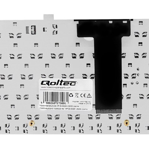 Qoltec Klawiatura do HP DV2000 | V3000 | czarny Qoltec Klawiatura do HP DV2000 | V3000 | czarny